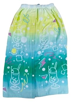 クリームソーダ　バスタオル Amazon｜巻きタオル80cm K1524 クリームソーダ｜バスタオル